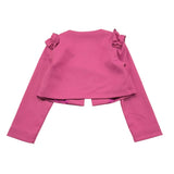 Liu Jo Coprispalle Tinta Unita con Balze per Bambina KF3090 VIOLA LIU JO 