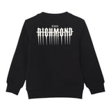 John Richmond Felpa Tinta Unita con Stampa per Neonato RIA24072FE NERO JOHN RICHMOND 