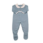 Paz Rodriguez Tutina Manica Lunga Tinta Unita per Neonato 005120786 AZZURRO PAZ RODRIGUEZ 