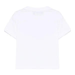 Dsquared2 T-Shirt Girocollo Tinta Unita con Stampa per Neonato DQ2854 BIANCO DSQUARED2 