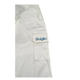 Siviglia Pantalone Tinta Unita con Elastico In Vita per Bambino SVJPT17239 BIANCO SIVIGLIA 