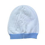Le Bebe' Cappello Tinta Unita con Stampa per Neonato LBB5315 BIANCO LE BEBE' 