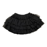 M+E' gonna tinta unita in velluto Nero per Neonata UE1034 NERO M+E' 