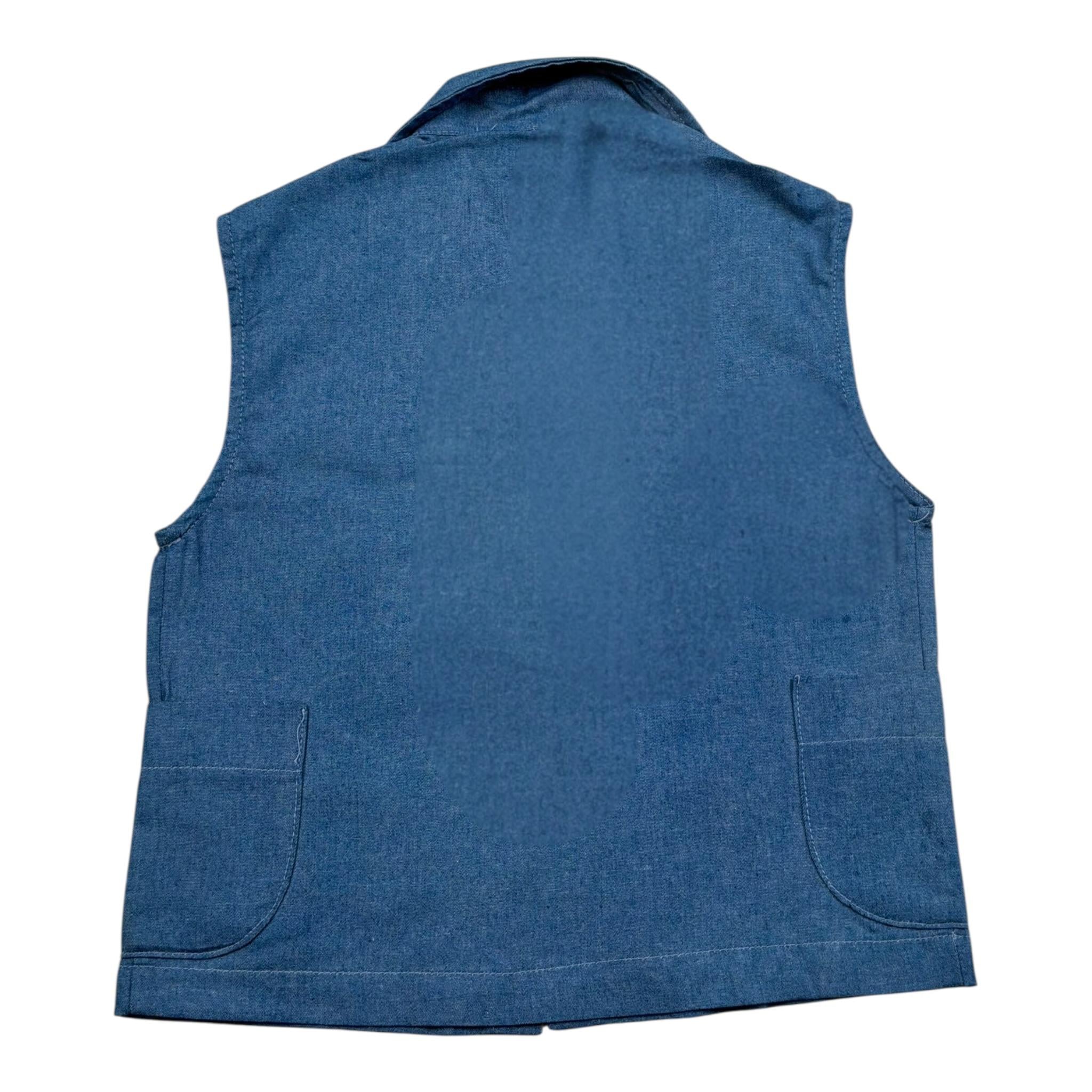 Duepuntozero Camicia Tinta Unita In Denim  per Bambina SMAD3 BLU DUEPUNTOZERO 