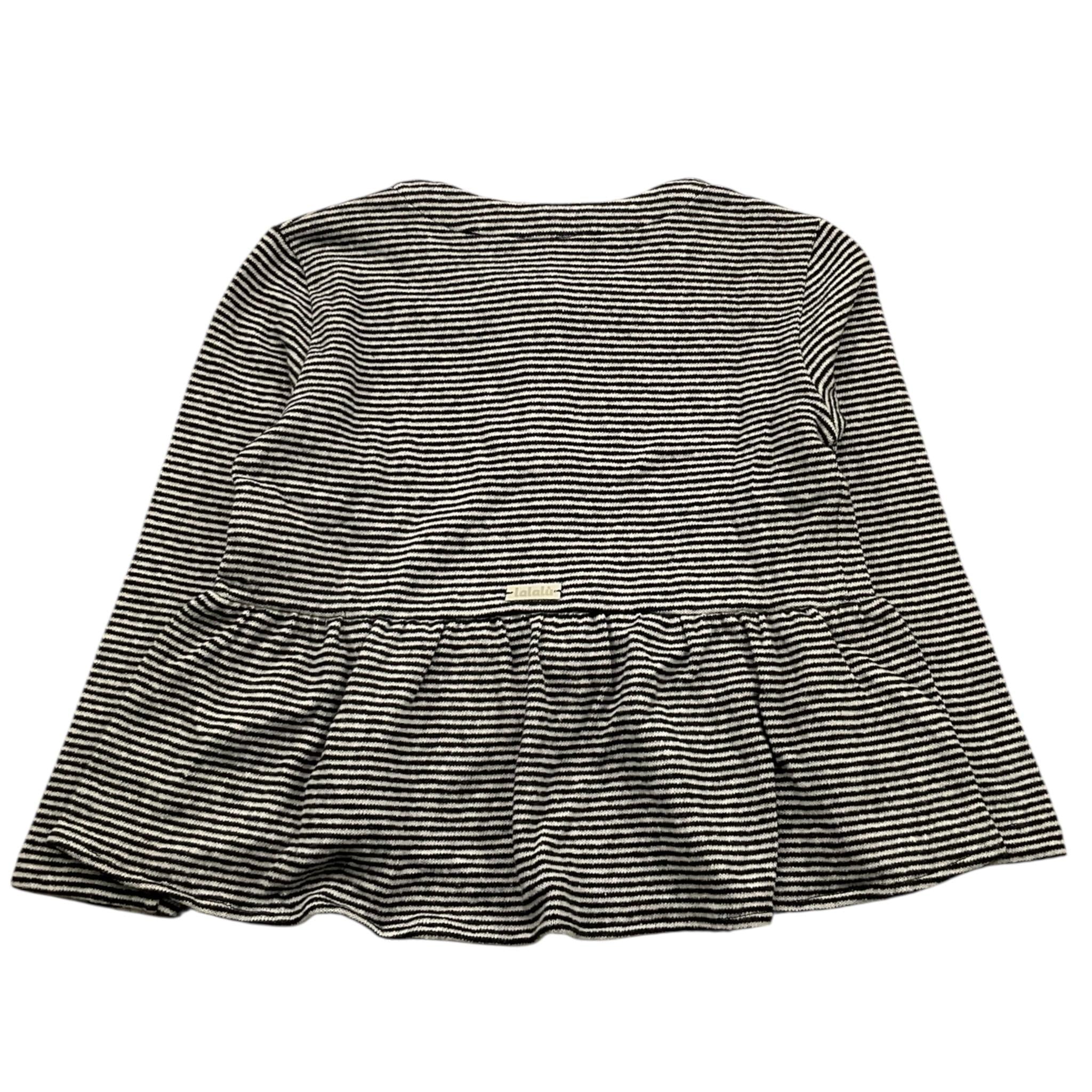 LALALU' cardigan tinta unita Bianco/nero per Neonata MFL170NB BIANCO/NERO LALALU' 