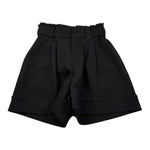 Lu Lu By Miss Grant Short Tinta Unita con Elastico In Vita per Bambina LL3427 NERO LU LU BY MISS GRANT 