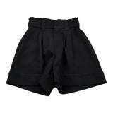 Lu Lu By Miss Grant Short Tinta Unita con Elastico In Vita per Bambina LL3427 NERO LU LU BY MISS GRANT 