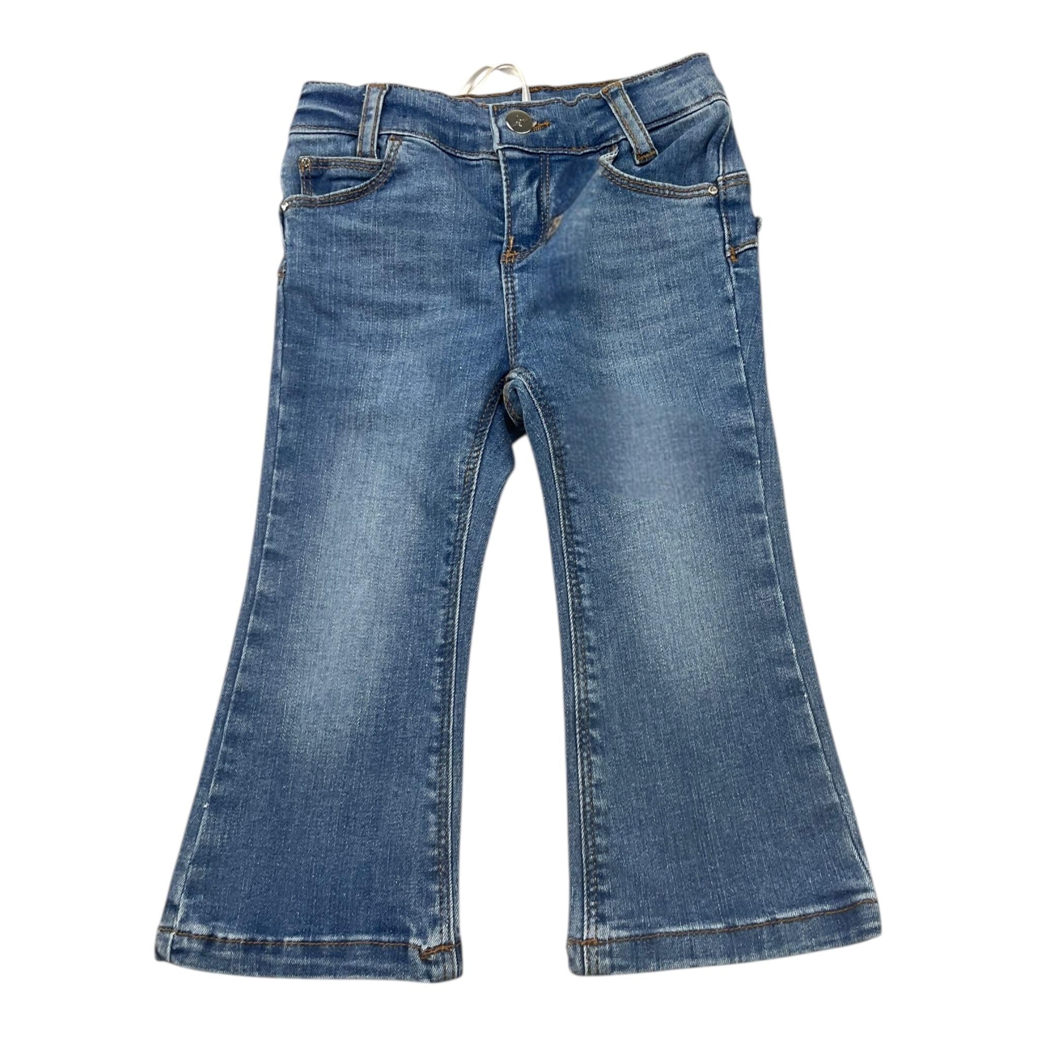 Liu Jo Jeans Tinta Unita con Girovita Regolabile per Bambina KA5067 BLU LIU JO 