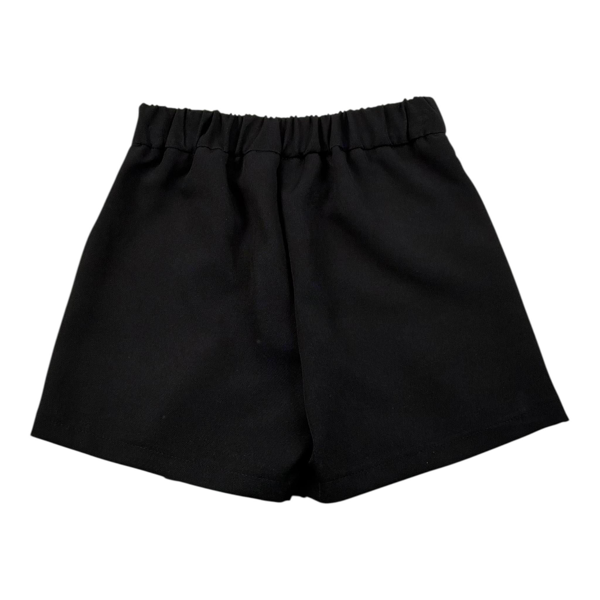Gaelle Short Tinta Unita con Elastico In Vita per Bambina 2746S00351X NERO GAELLE 