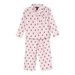 Ralph Lauren Completo 2 Pezzi Pigiama Shirt-Pantalone per Bambina 4P0143 ROSA RALPH LAUREN 