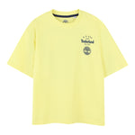 Timberland T-Shirt Girocollo Tinta Unita con Stampa per Bambino T60429 GIALLO TIMBERLAND 