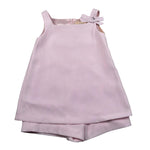 Elisabetta Franchi Tuta Intera Corta Tinta Unita  per Bambina EFTA101XX ROSA ELISABETTA FRANCHI 