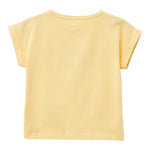 Guess T-Shirt Girocollo Tinta Unita con Applicazione per Bambina J5GI09K6YW4 GIALLO GUESS 