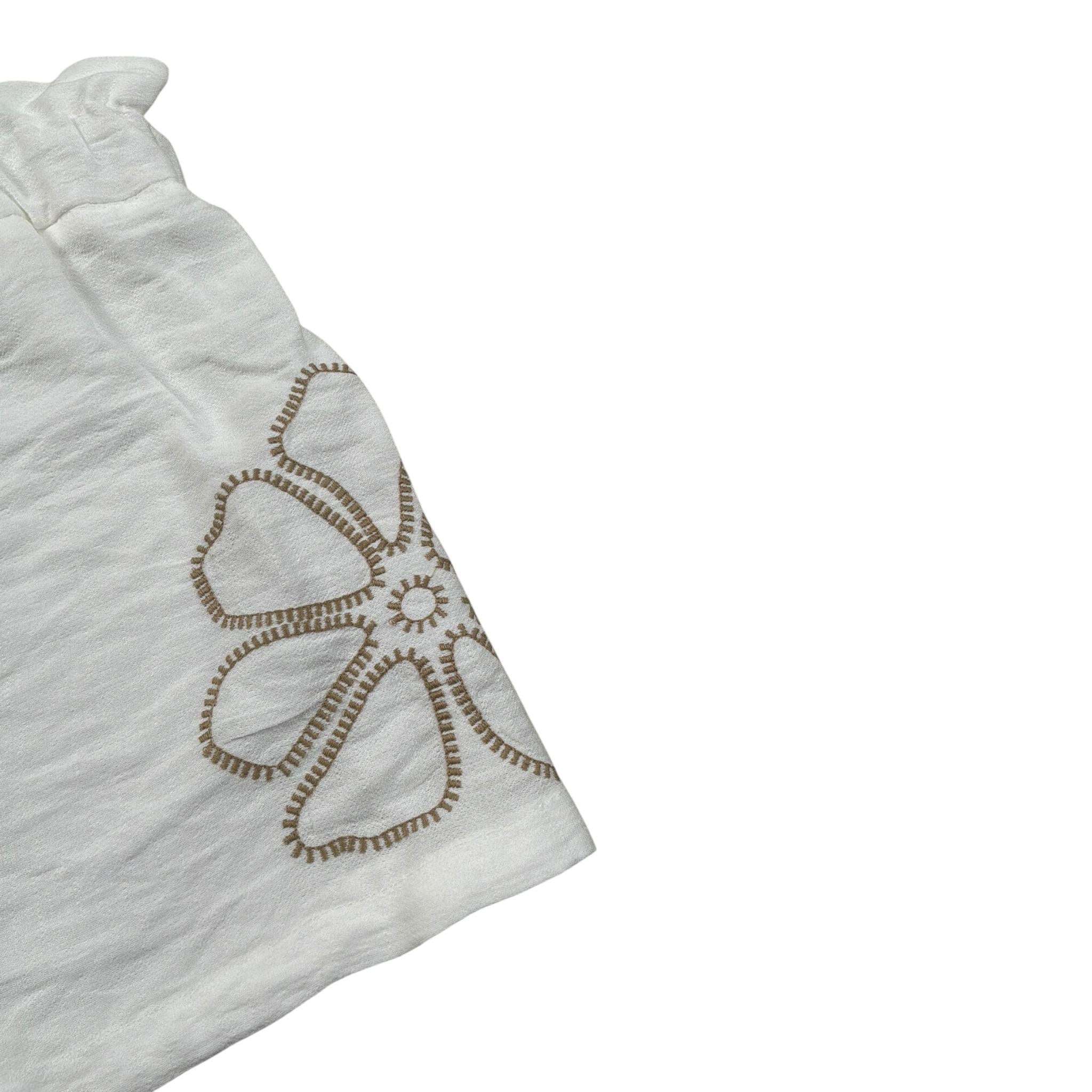 M+E' Short Tinta Unita con Elastic In Vita per Neonata UE1698N BIANCO M+E' 