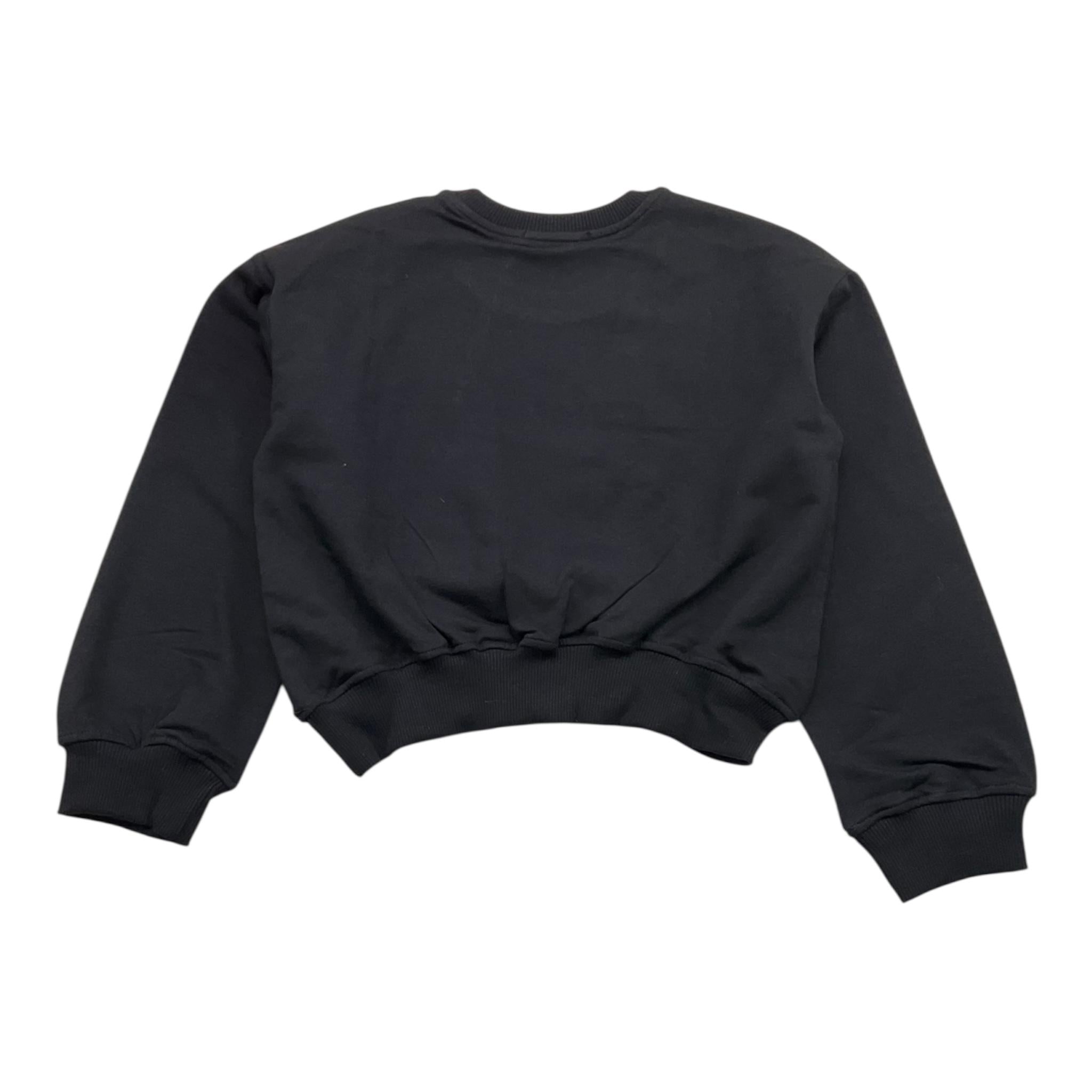 GAELLE felpa chiusa girocollo tinta unita cn stampa logo Nero per Bambina 2741F00318XX NERO GAELLE 