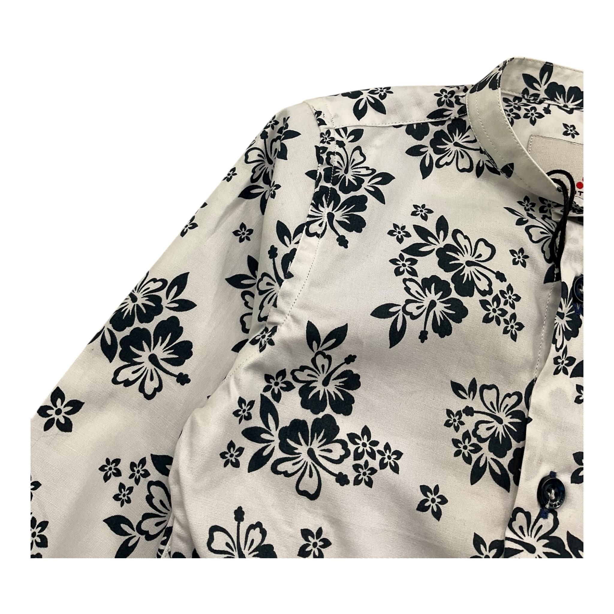 Peuterey Camicia Manica Lunga Tinta Unita con Stampe Floreali per Neonato PTB1755 BIANCO PEUTEREY 