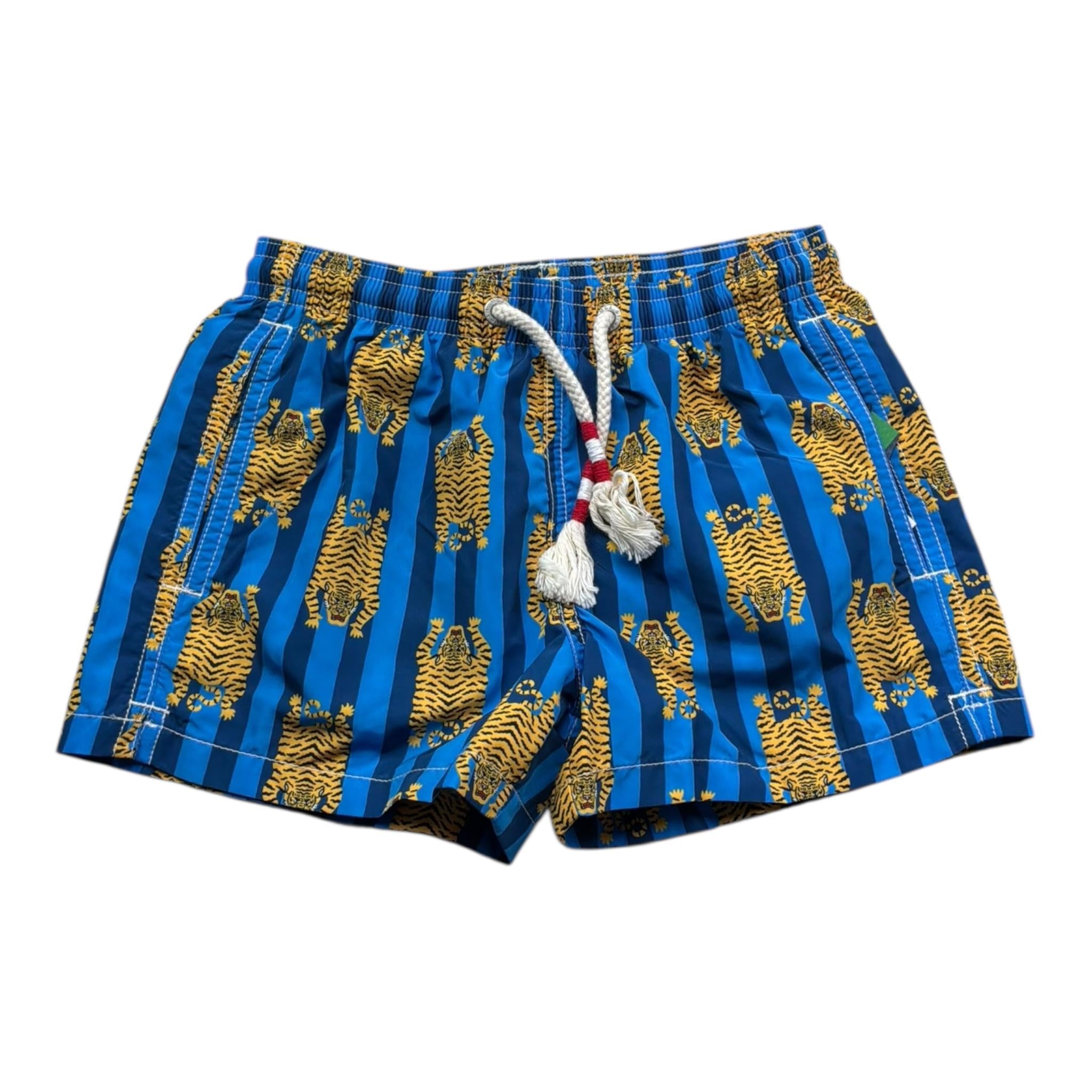 Saint Barth Costume Tinta Unita con Stampa per Bambino 01051L COBALTO SAINT BARTH 