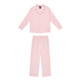 Ralph Lauren Completo 2 Pezzi Pigiama Shirt-Pantalone per Bambina 4P0150 ROSA RALPH LAUREN 