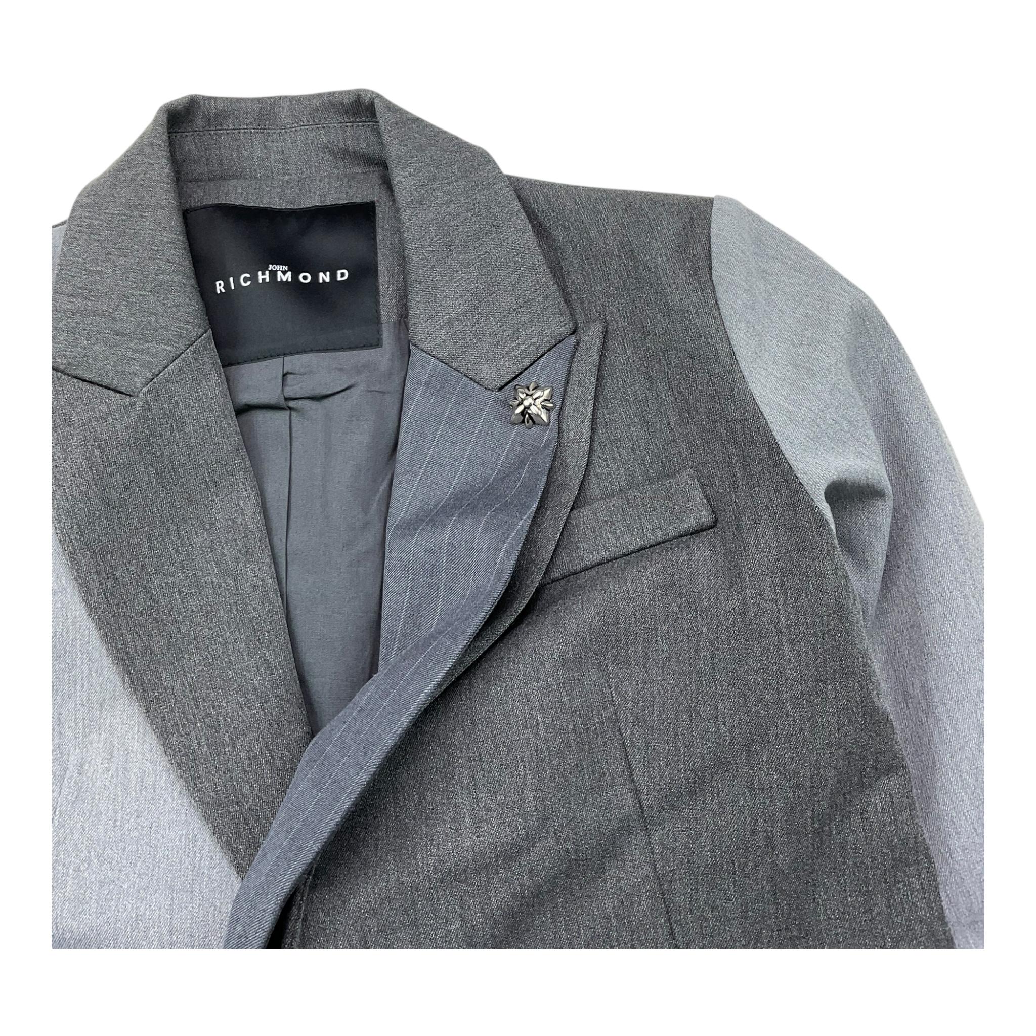 JOHN RICHMOND giacca bicolore monopetto Grigio per Bambino RBA25092GC GRIGIO JOHN RICHMOND 