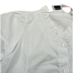 Mariuccia Camicia Mezza Manica tinta unita Bianco per Bambina MBSS23C856 BIANCO MARIUCCIA 