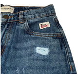Roy Roger'S Jeans Tinta Unita con Girovita Regolabile per Bambino RB103 BLU ROY ROGER'S 