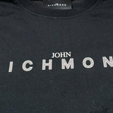 John Richmond Shirt Girocollo Tinta Unita con Stampa per Bambino RBP26021TS NERO JOHN RICHMOND 