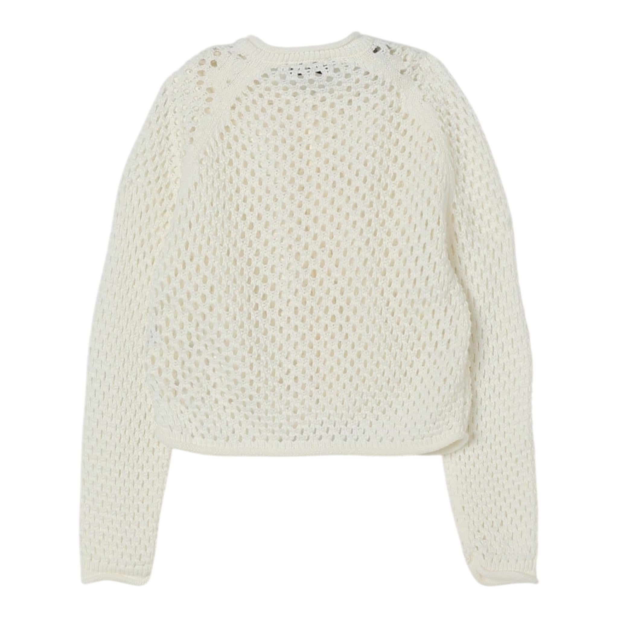 Il Gufo Cardigan Tinta Unita Traforato per Bambina P25GF440EM109J PANNA IL GUFO 