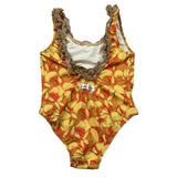 Carlotta Vindice Costume Intero tinta unita Stampa Fantasia con Bandana Giallo per Bambina PPCT4 GIALLO CARLOTTA VINDICE 