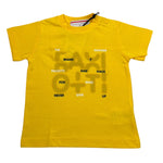 Cesare Paciotti T-Shirt Girocollo Tinta Unita con Logo per Neonato TSP4118B GIALLO CESARE PACIOTTI 