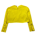 ELISABETTA FRANCHI camicia manica lunga tinta unita Giallo per Bambina EFCA223 GIALLO ELISABETTA FRANCHI 