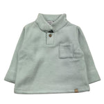 BAMBOOM+BABIES polo manica lunga tinta unita  in spugna Azzurro per Neonato 704 AZZURRO BAMBOOM+BABIES 