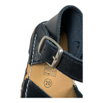 Angelitos Sandalo Tinta Unita con Fibia per Neonata ANG200 BLU ANGELITOS 