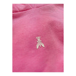 PATRIZIA PEPE felpa tinta unita con cappuccio e logo Rosa per Bambina 7M0857 ROSA PATRIZIA PEPE 