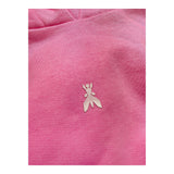 PATRIZIA PEPE felpa tinta unita con cappuccio e logo Rosa per Bambina 7M0857 ROSA PATRIZIA PEPE 