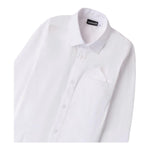 Sarabanda Camicia Tinta Unita Manica Lunga per Bambino 0B655 BIANCO SARABANDA 
