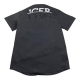 Iceberg Camicia Mezza Manica Tinta Unita con Logo per Bambino CMICE4103J NERO ICEBERG 