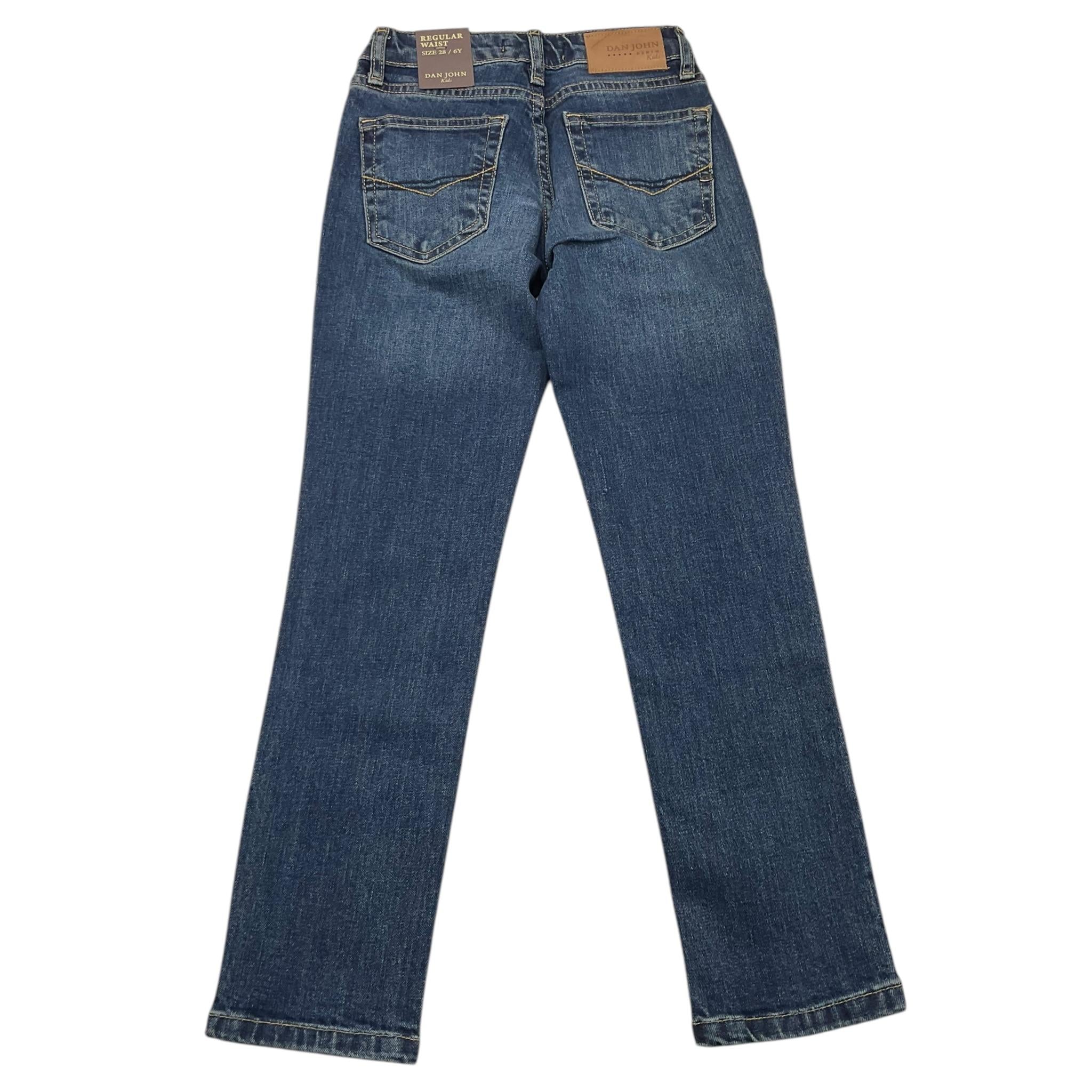 DAN JOHN jeans tinta unita con girovita regolabile Blu per Bambino PTD5309J BLU DAN JOHN 