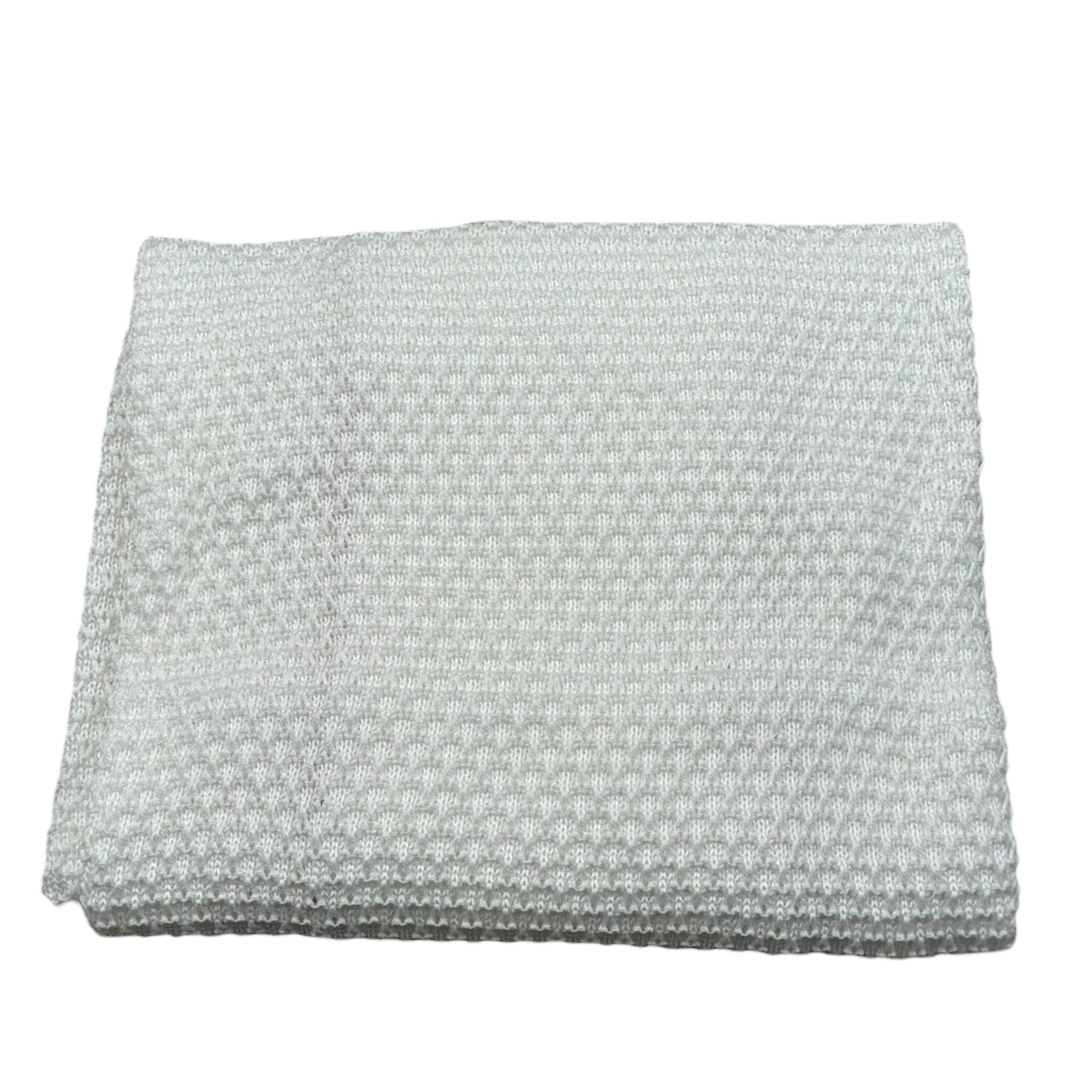 Marlu' Coperta Tinta Unita con Ricami per Neonata EB2480BIS BIANCO MARLU' 