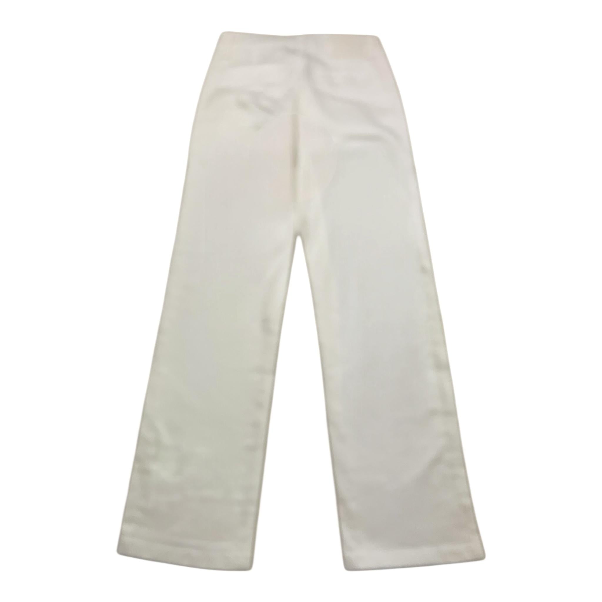 TO be too jeans tinta unita con girovita regolabile Bianco per Bambina TBT2449 BIANCO TO be too 