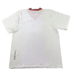 DSQUARED2 t-shirt tinta unita scollo a v con logo Bianco per Bambino DQ2539 BIANCO DSQUARED2 
