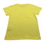 Hinnominate T-Shirt Girocollo tinta unita con Stampe Giallo per Bambina 3646M0085 GIALLO HINNOMINATE 
