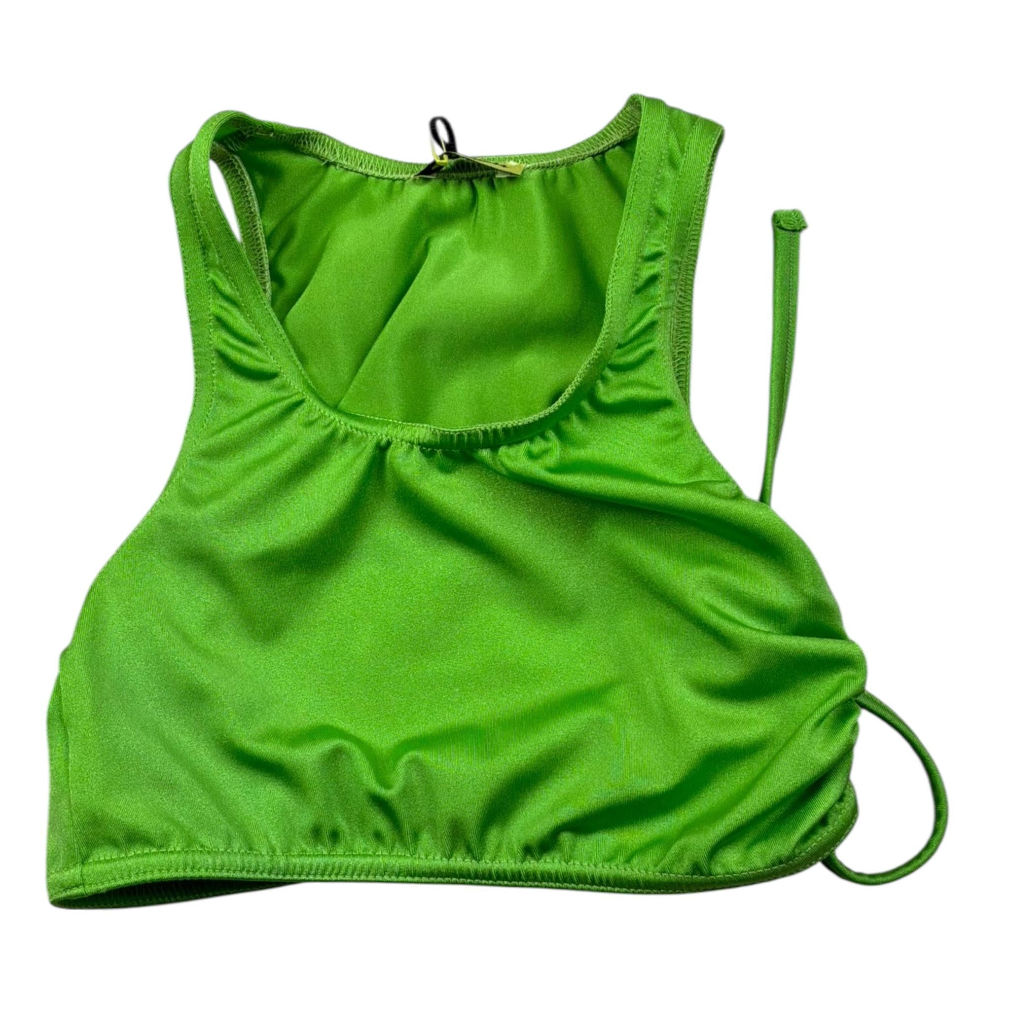 4Giveness Top Tinta Unita Giromanica per Bambina FGCG3887 VERDE 4GIVENESS 