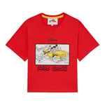 Marc Jacobs T-Shirt Tinta Unita Girocollo con Stampa per Bambino W60450 ROSSO MARC JACOBS 