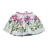 Monnalisa Gonna Tinta Unita con Fantasia per Bambina 11706 BIANCO MONNALISA 