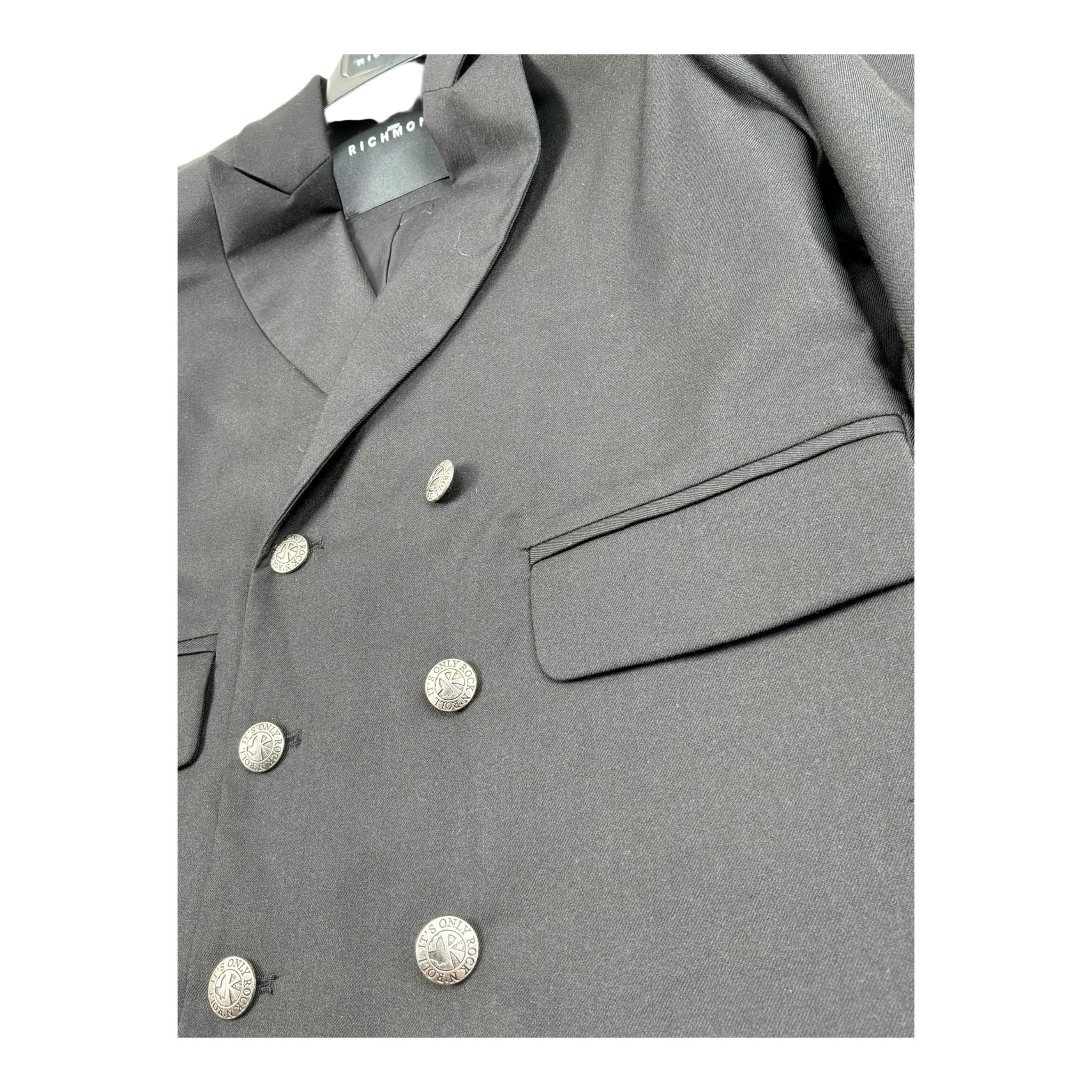 John Richmond Giacca Tinta Unita per Bambino RBP26205GC NERO JOHN RICHMOND 