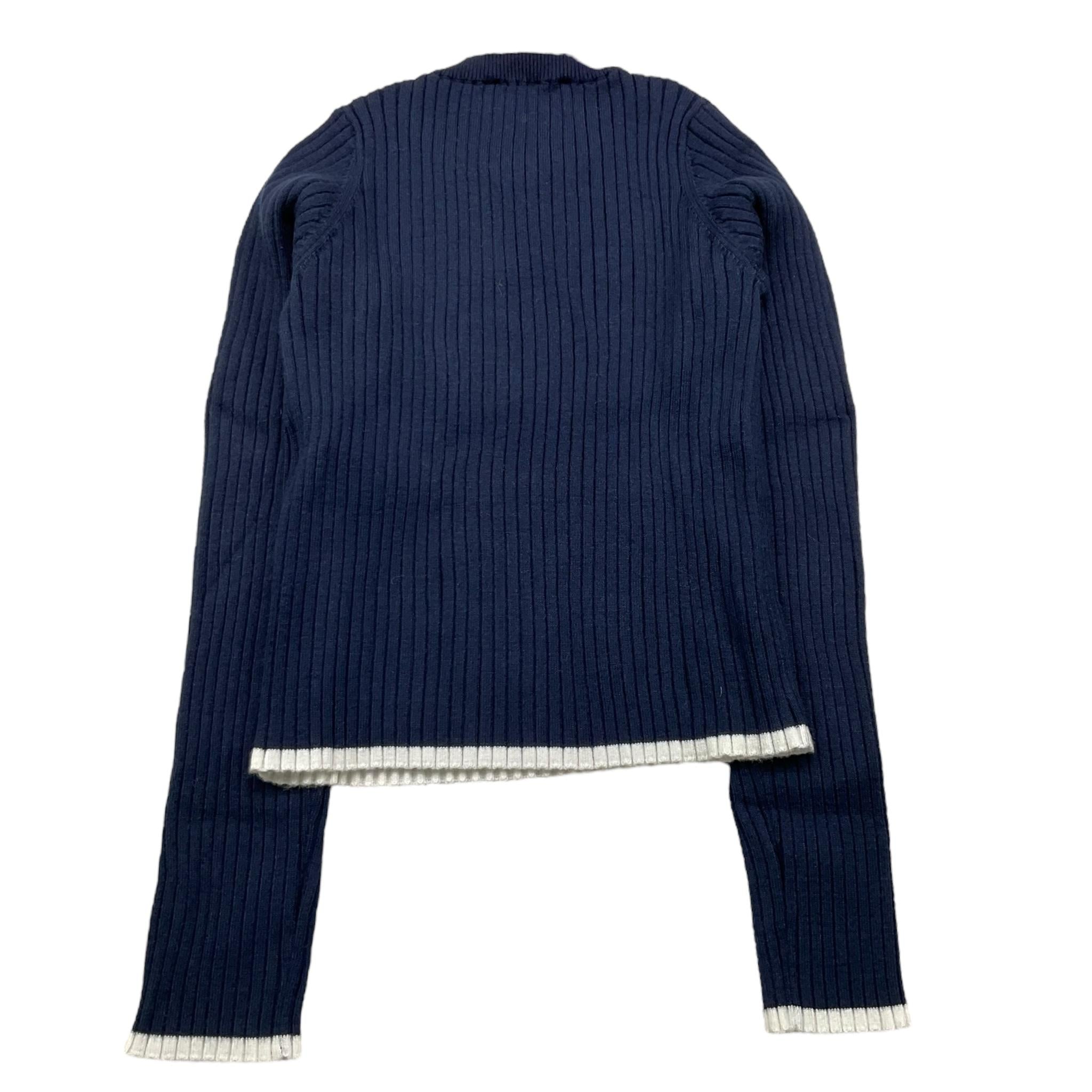 LIU JO maglia tinta unita cn profili in contrasto Blu per Bambina GF4138XX BLU LIU JO 