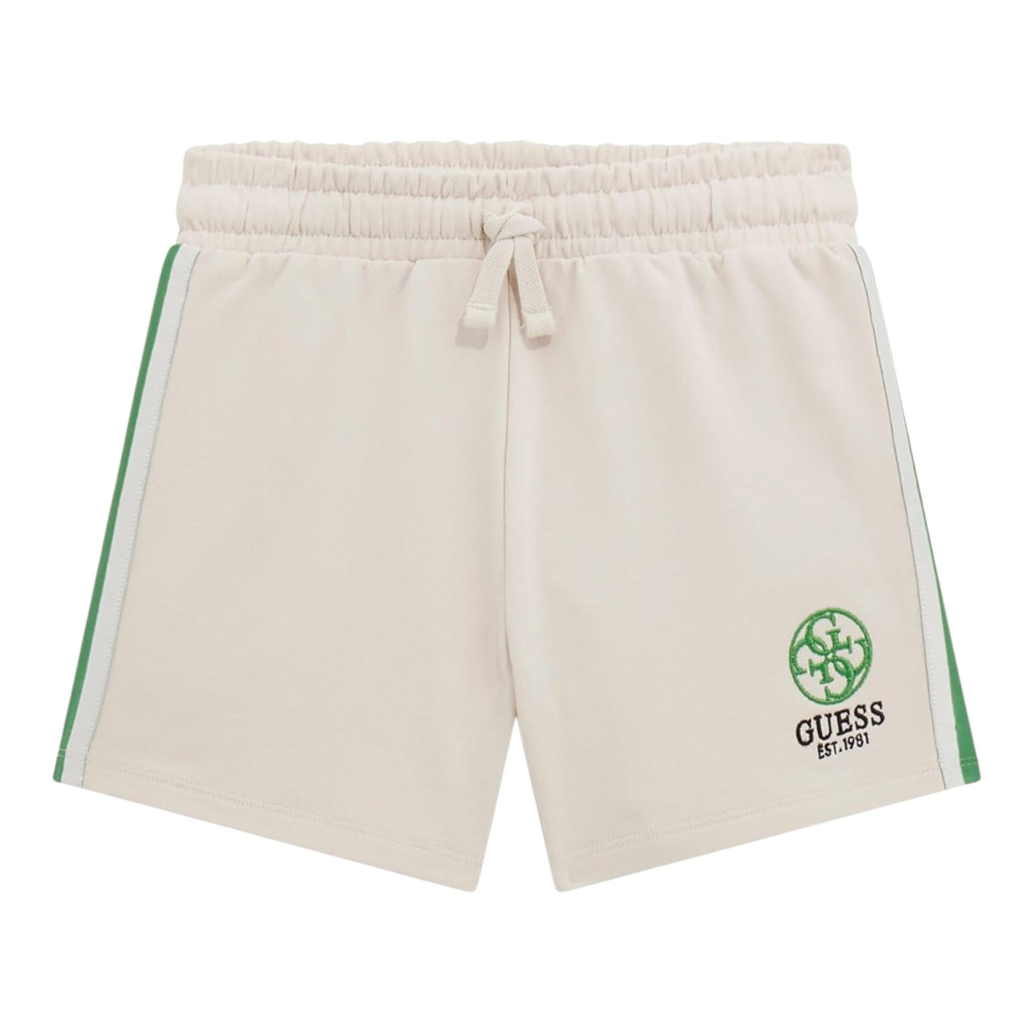 Guess Bermuda Tinta Unita con Elastico In Vita per Bambina J5RD09KAD74 BEIGE GUESS 