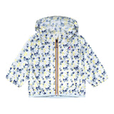 K-Way Giubbino Tinta Unita con Zip E Cappuccio per Neonato K2137YWM BIANCO K-WAY 