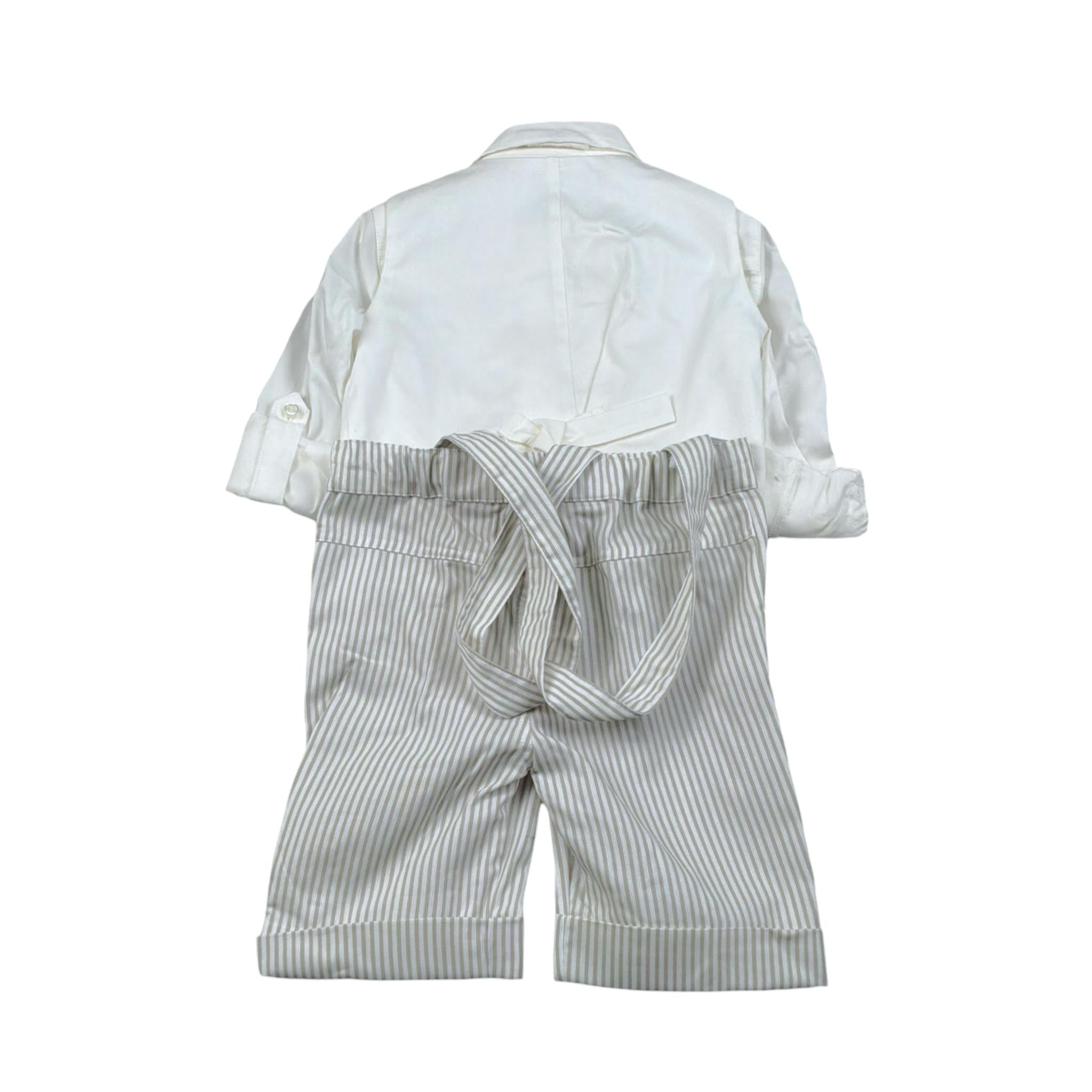Gastone Completo 3 Pezzi Camicia-Pantalone-Papillion per Bambino G0006A BIANCO GASTONE 