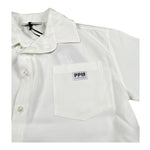 Paolo Pecora Camicia Mezza Manica Tinta Unita per Bambino PP4302 BIANCO PAOLO PECORA 